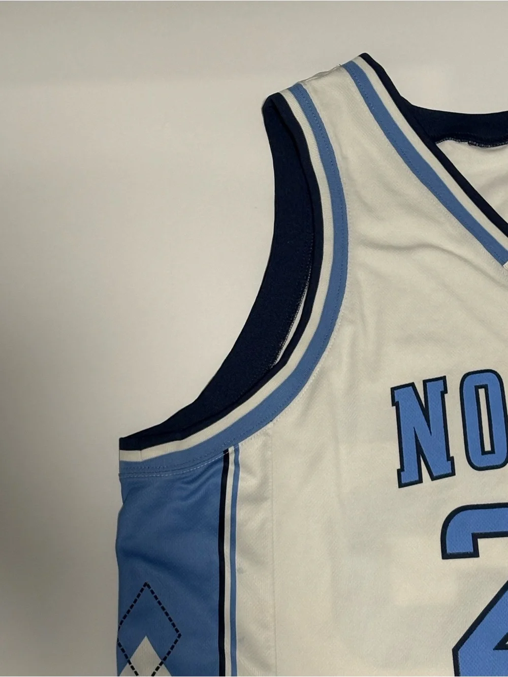 Jordan North Carolina Tar Heels #25 Jersey - White & Carolina Blue